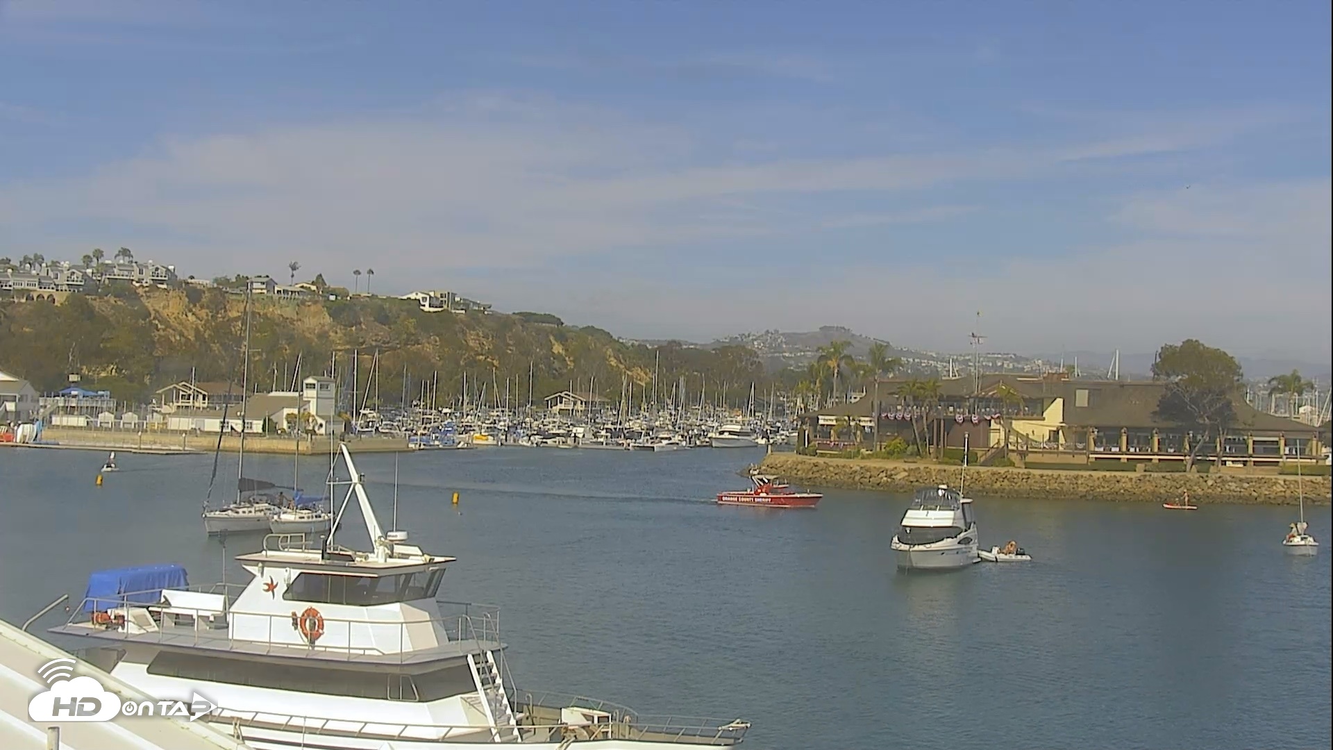 Snapshot of Dana Point Harbor Laguna Cliffs Resort Live Webcam taken Jul 3, 2026, 4:34pm PDT