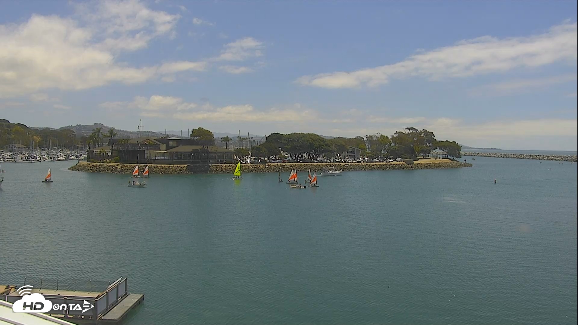 Snapshot of Dana Point Harbor Laguna Cliffs Resort Live Webcam taken Jun 19, 2026, 11:20am PDT