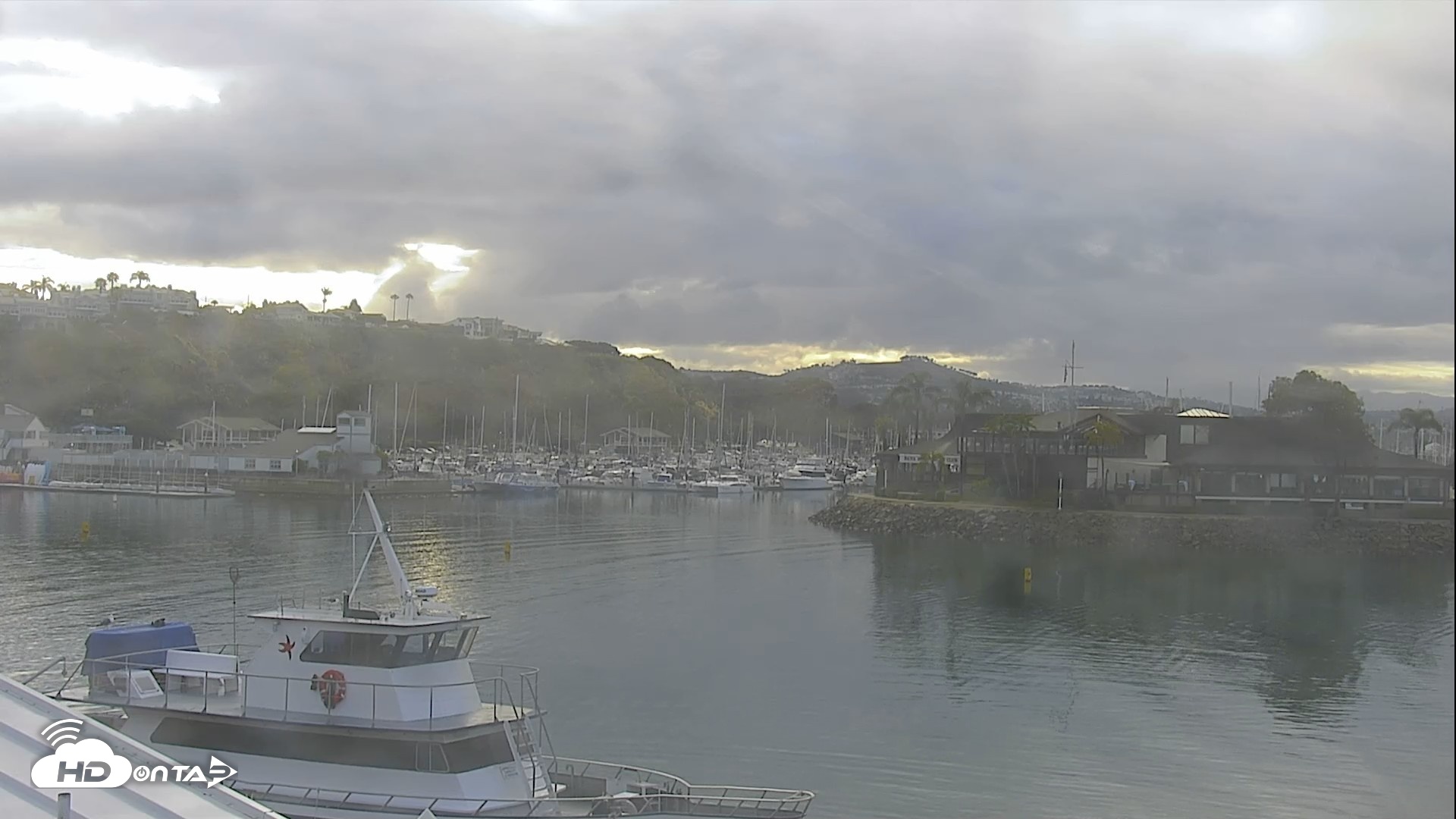 Snapshot of Dana Point Harbor Laguna Cliffs Resort Live Webcam taken May 29, 2026, 6:56am PDT