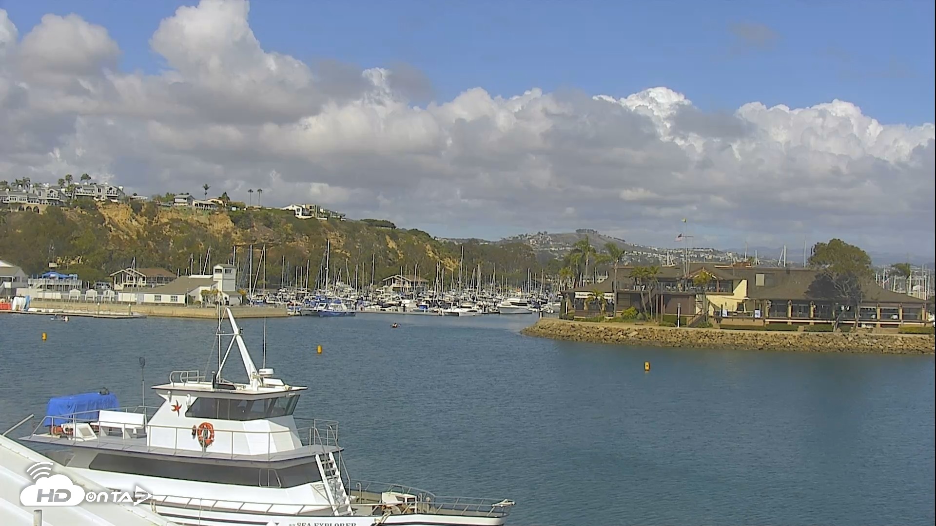 Snapshot of Dana Point Harbor Laguna Cliffs Resort Live Webcam taken May 27, 2026, 3:50pm PDT