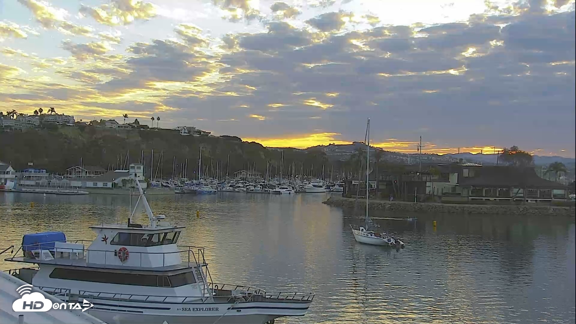 Snapshot of Dana Point Harbor Laguna Cliffs Resort Live Webcam taken Oct 6, 2026, 7:06am PDT