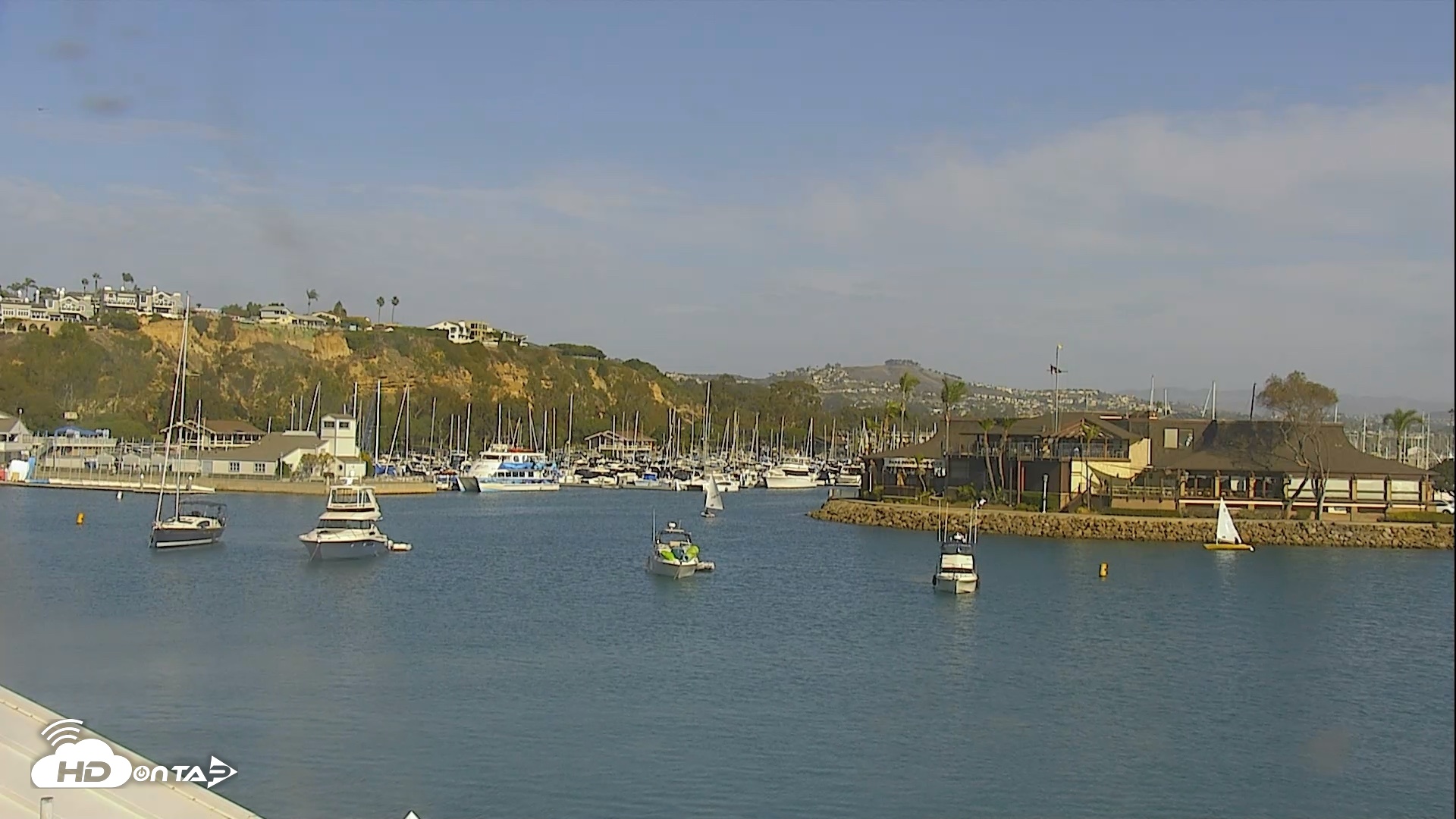 Snapshot of Dana Point Harbor Laguna Cliffs Resort Live Webcam taken Oct 17, 2026, 3:21pm PDT