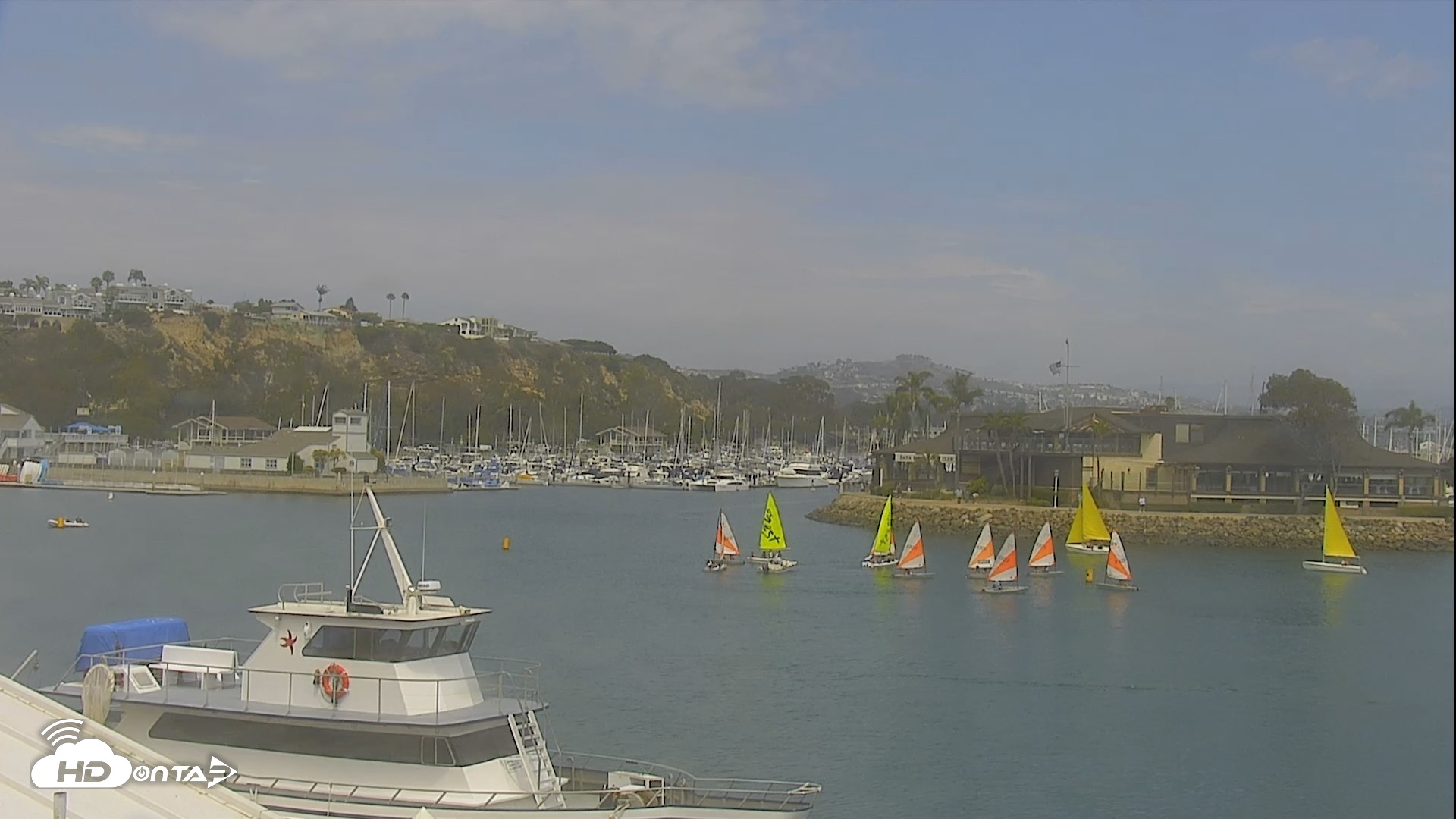 Snapshot of Dana Point Harbor Laguna Cliffs Resort Live Webcam taken Jul 13, 2026, 2:46pm PDT