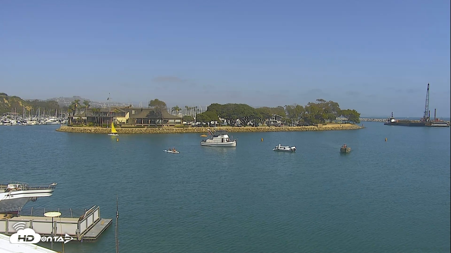 Snapshot of Dana Point Harbor Laguna Cliffs Resort Live Webcam taken Aug 3, 2026, 3:05pm PDT
