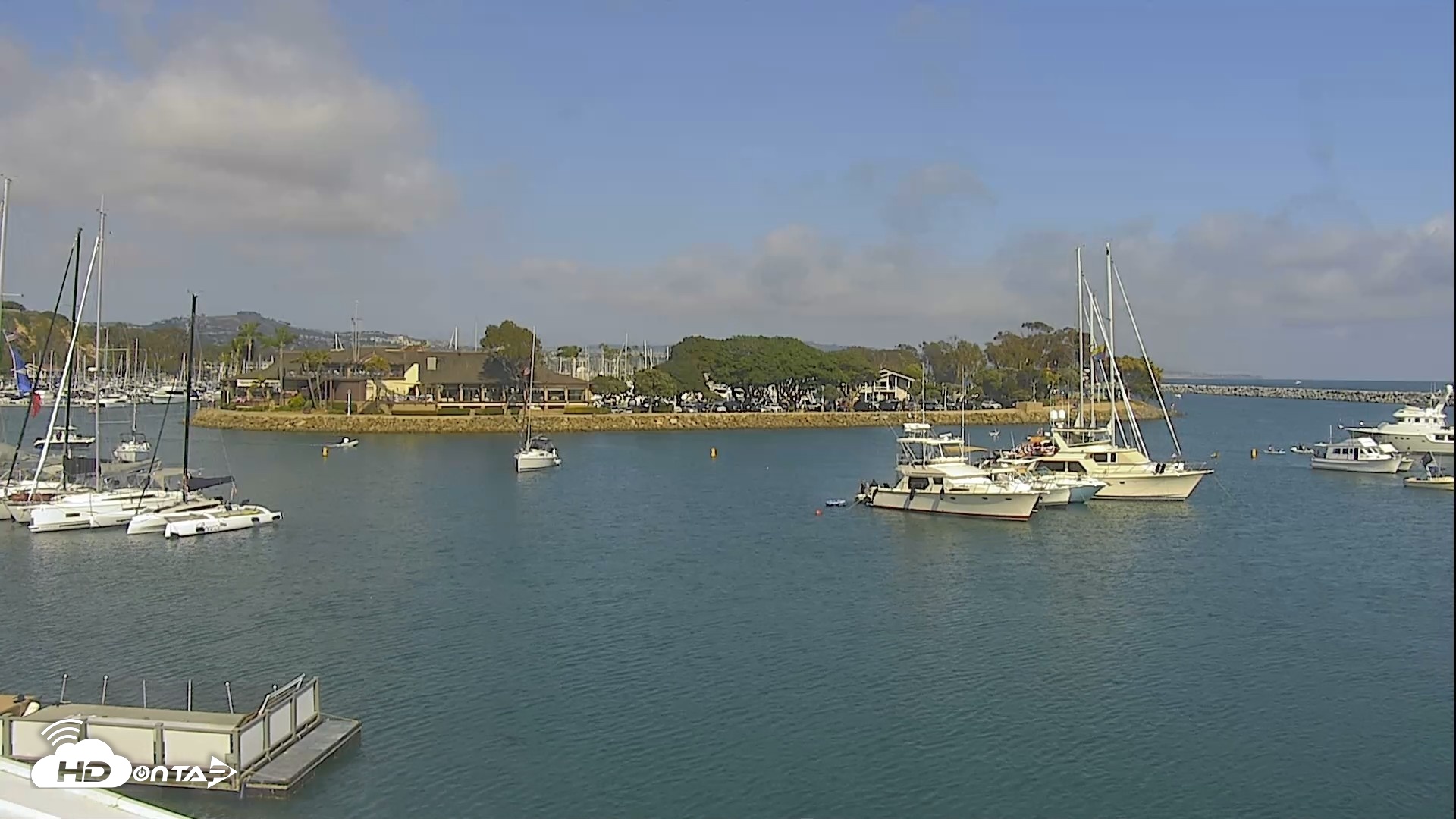 Snapshot of Dana Point Harbor Laguna Cliffs Resort Live Webcam taken May 23, 2026, 4:28pm PDT