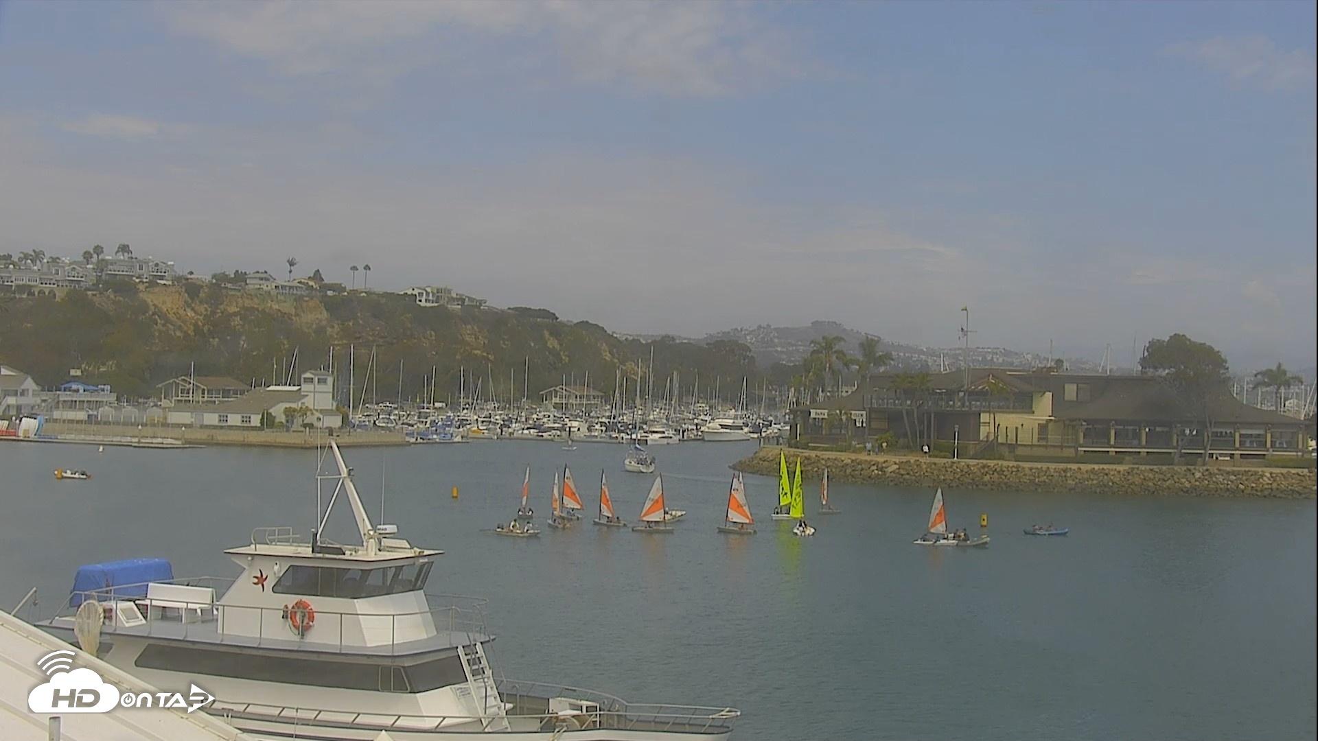 Snapshot of Dana Point Harbor Laguna Cliffs Resort Live Webcam taken Jul 13, 2026, 2:45pm PDT