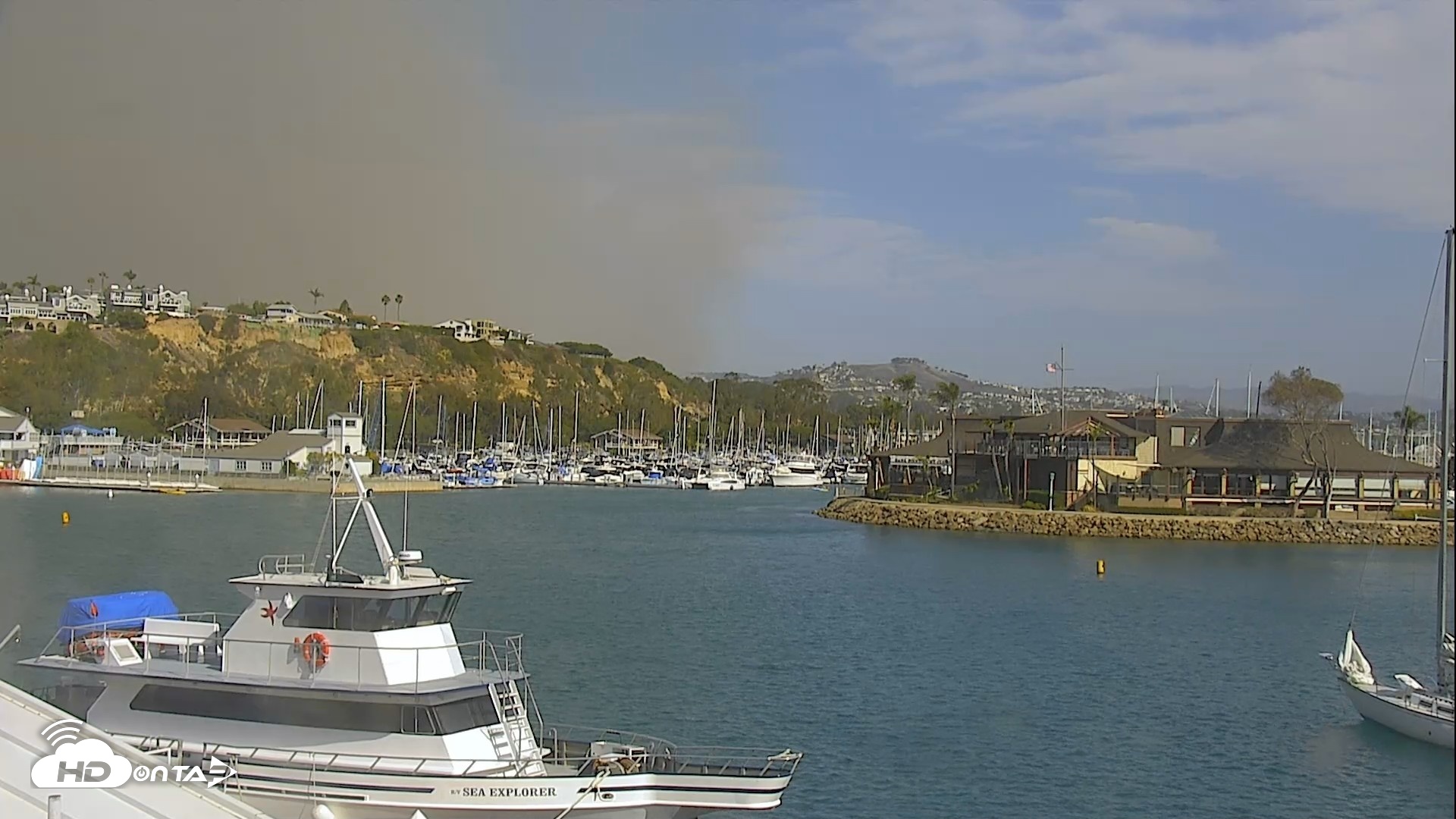 Snapshot of Dana Point Harbor Laguna Cliffs Resort Live Webcam taken Oct 16, 2026, 2:36pm PDT