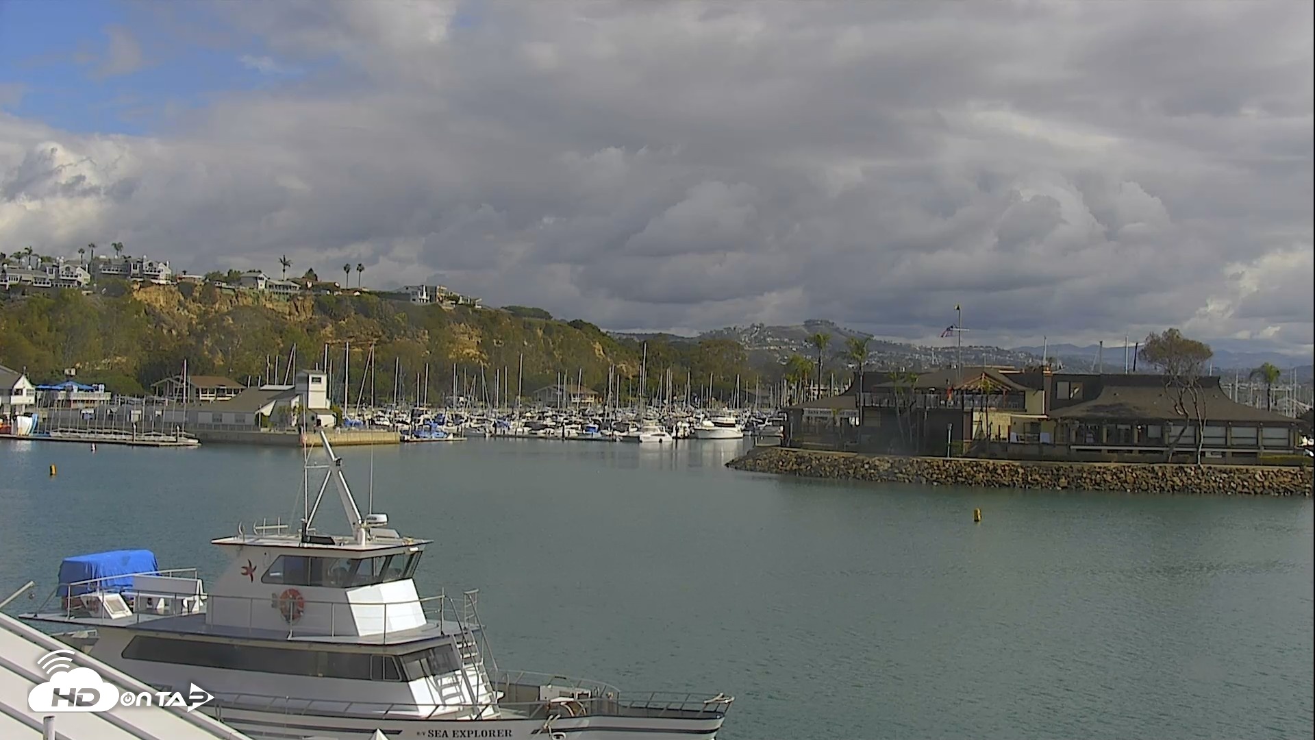 Snapshot of Dana Point Harbor Laguna Cliffs Resort Live Webcam taken Oct 23, 2026, 11:46am PDT