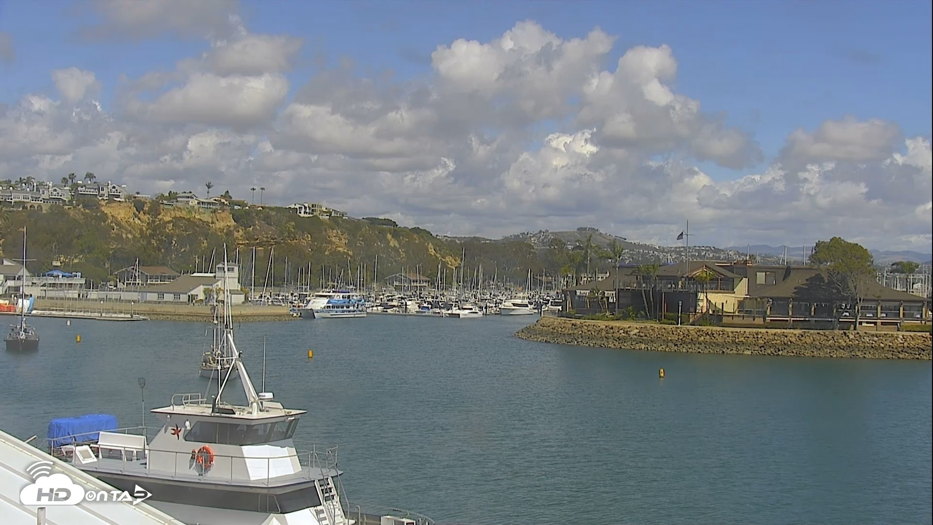 Snapshot of Dana Point Harbor Laguna Cliffs Resort Live Webcam taken Apr 13, 2026, 2:31pm PDT