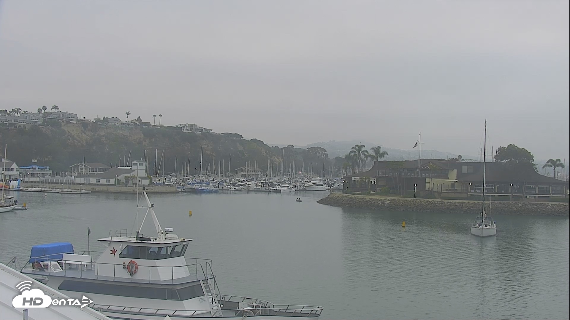 Snapshot of Dana Point Harbor Laguna Cliffs Resort Live Webcam taken Jun 13, 2026, 6:47am PDT