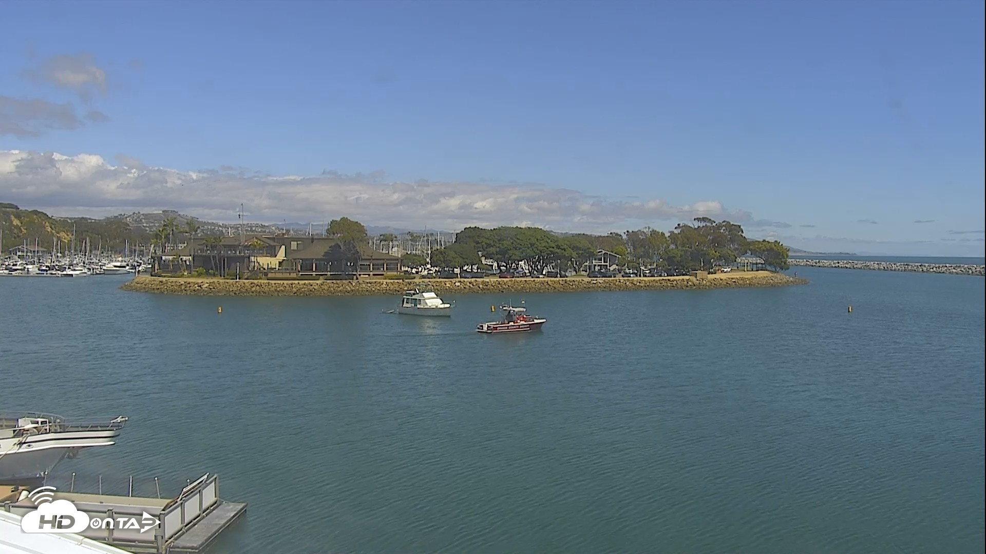 Snapshot of Dana Point Harbor Laguna Cliffs Resort Live Webcam taken May 29, 2026, 2:38pm PDT