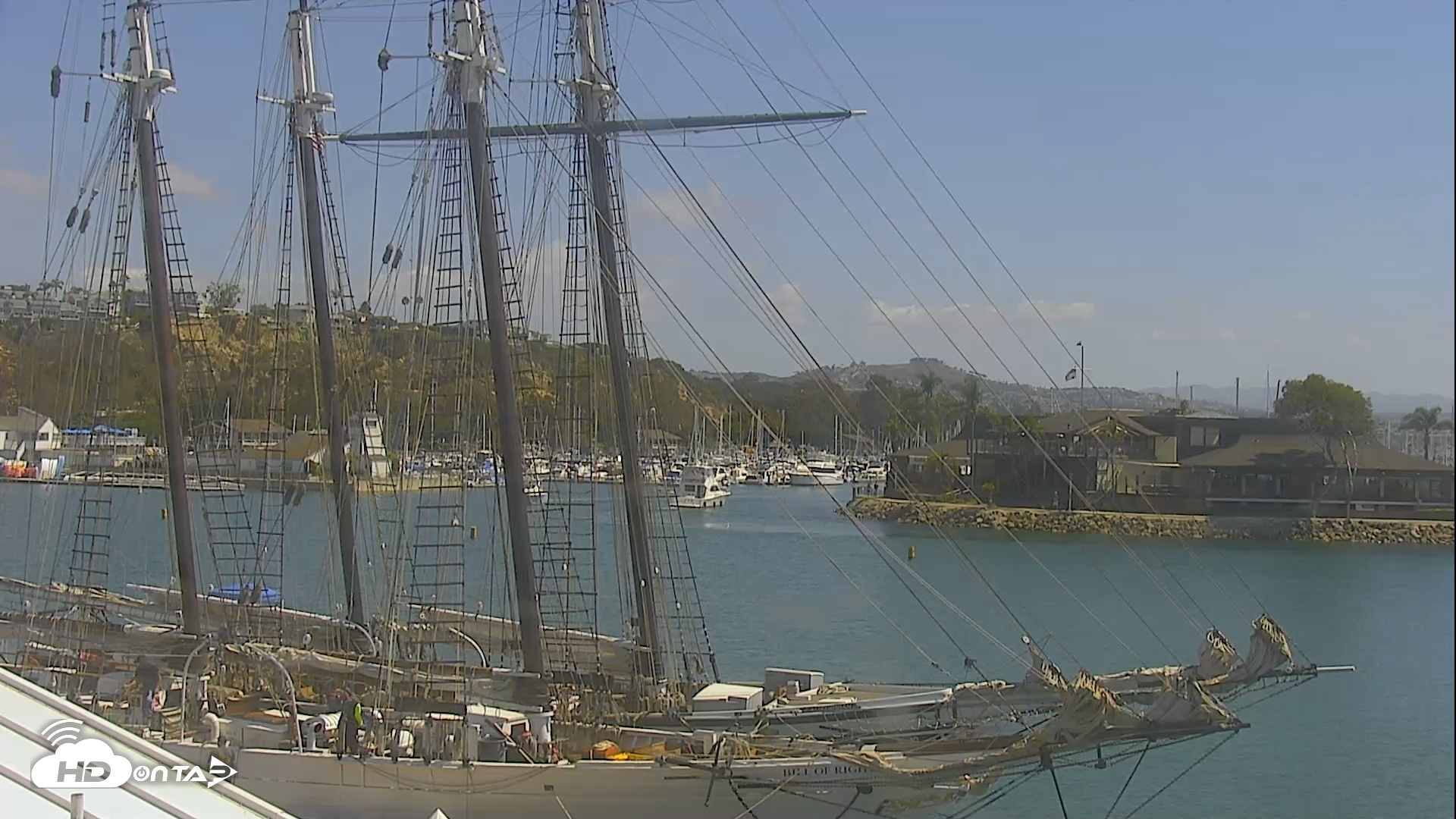 Snapshot of Dana Point Harbor Laguna Cliffs Resort Live Webcam taken Sep 12, 2025, 11:54am PDT