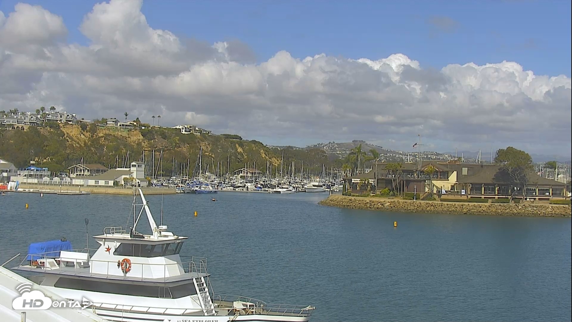 Snapshot of Dana Point Harbor Laguna Cliffs Resort Live Webcam taken May 27, 2026, 3:50pm PDT
