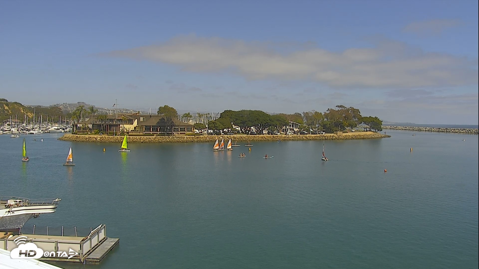 Snapshot of Dana Point Harbor Laguna Cliffs Resort Live Webcam taken Jun 17, 2026, 3:05pm PDT