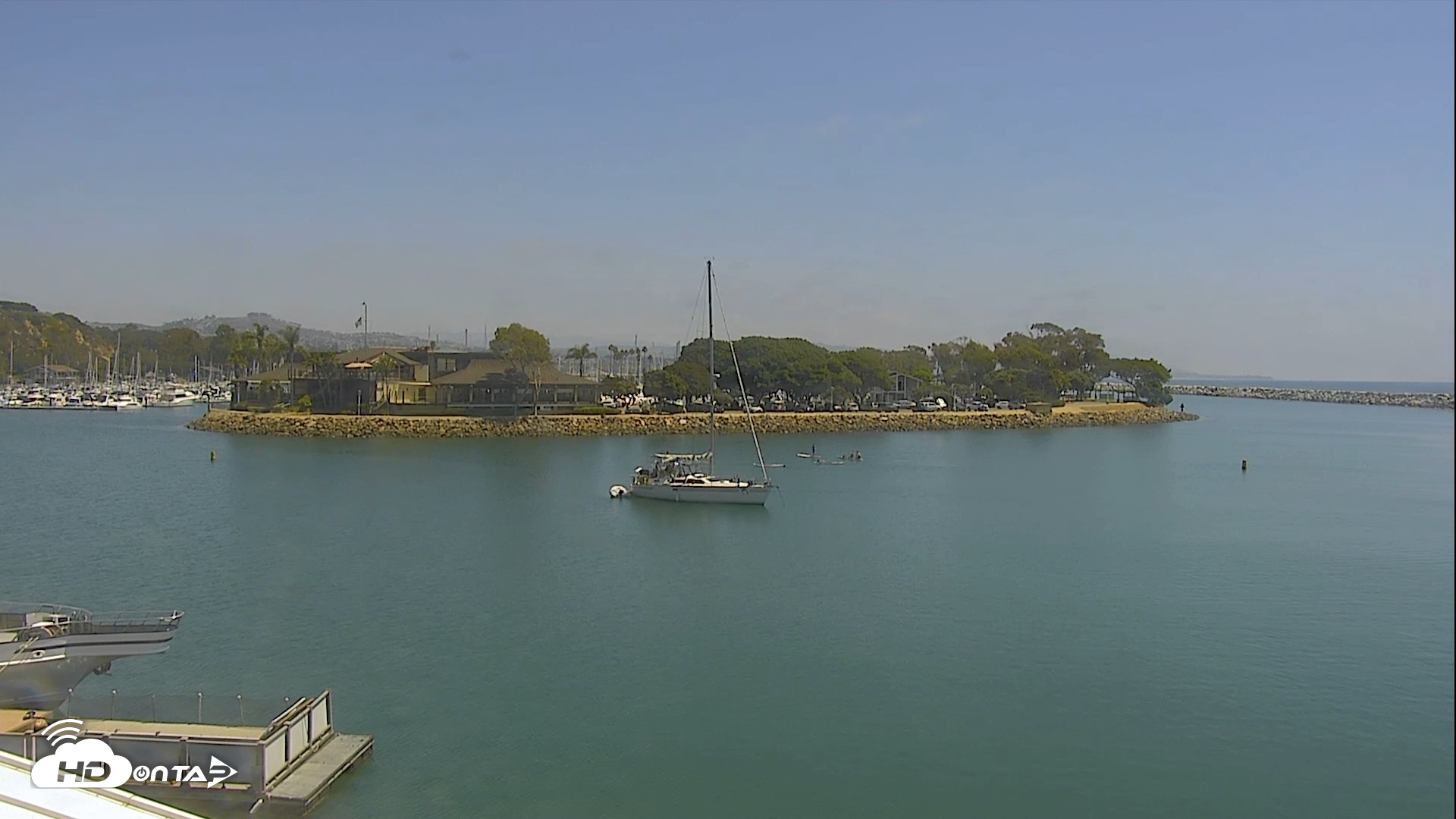 Snapshot of Dana Point Harbor Laguna Cliffs Resort Live Webcam taken Aug 18, 2025, 12:47pm PDT