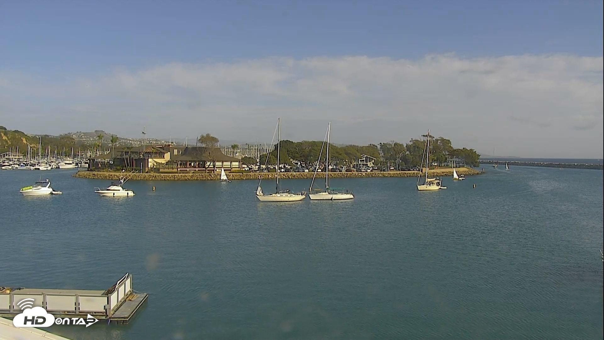 Snapshot of Dana Point Harbor Laguna Cliffs Resort Live Webcam taken Oct 17, 2026, 3:20pm PDT