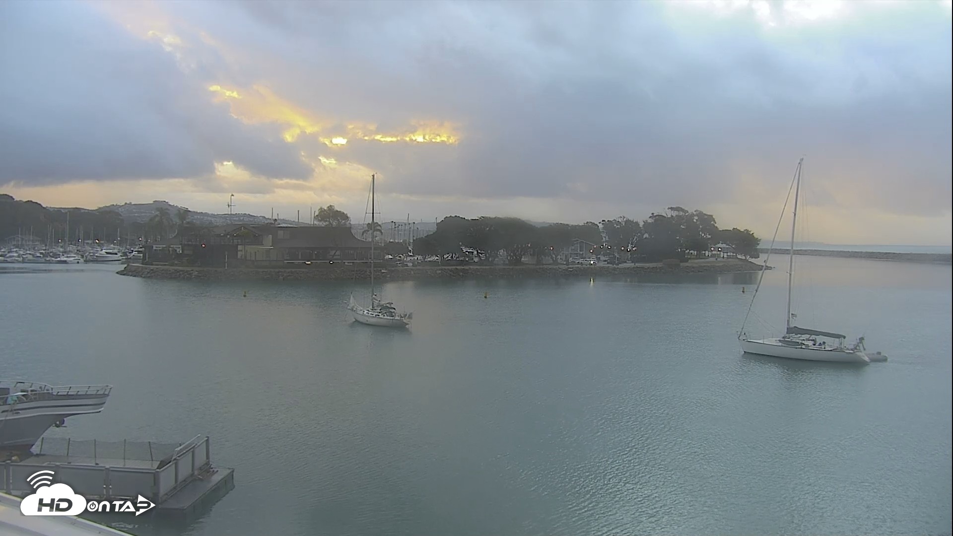 Snapshot of Dana Point Harbor Laguna Cliffs Resort Live Webcam taken Oct 12, 2026, 7:05am PDT