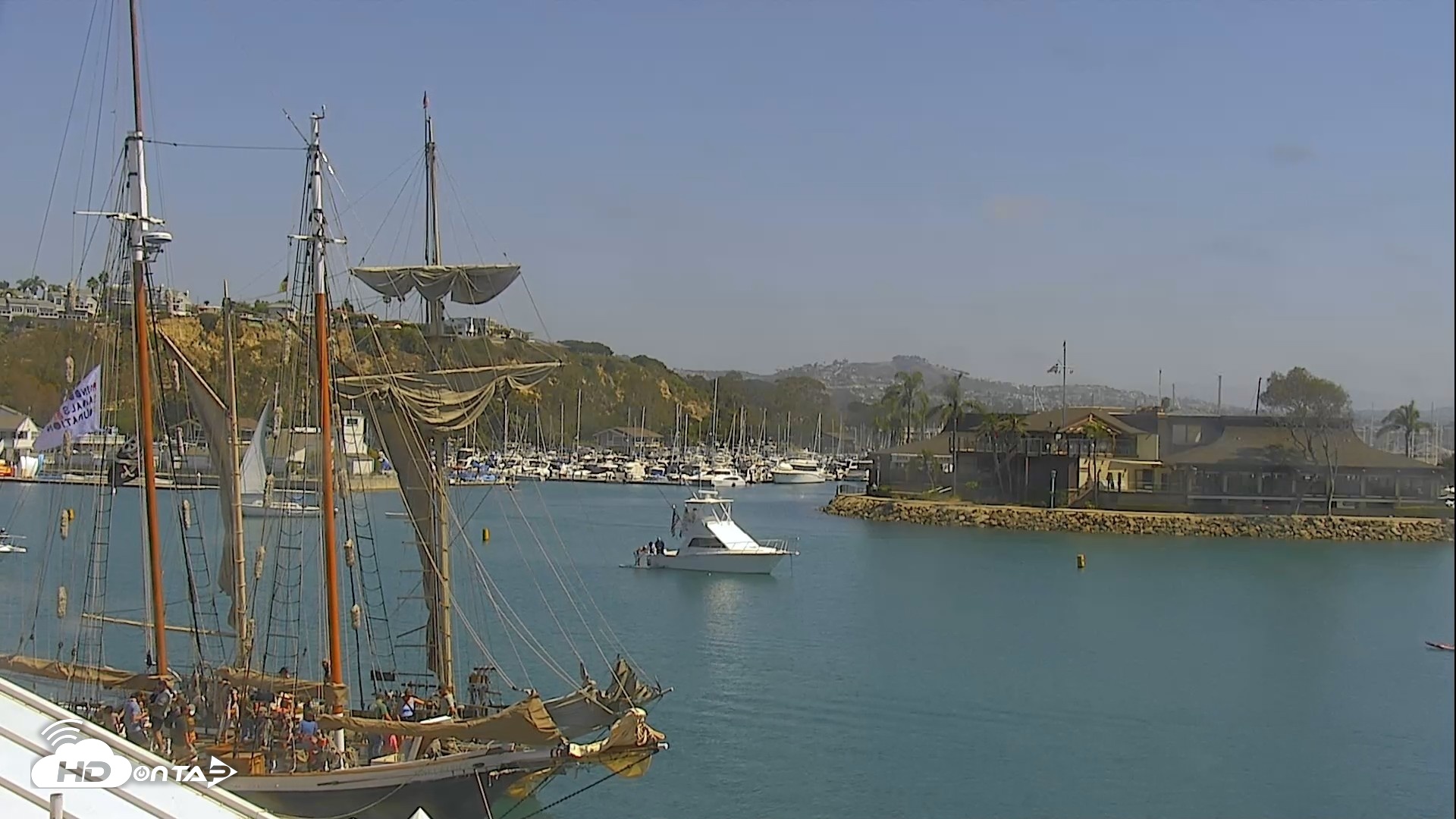 Snapshot of Dana Point Harbor Laguna Cliffs Resort Live Webcam taken Sep 13, 2026, 12:31pm PDT