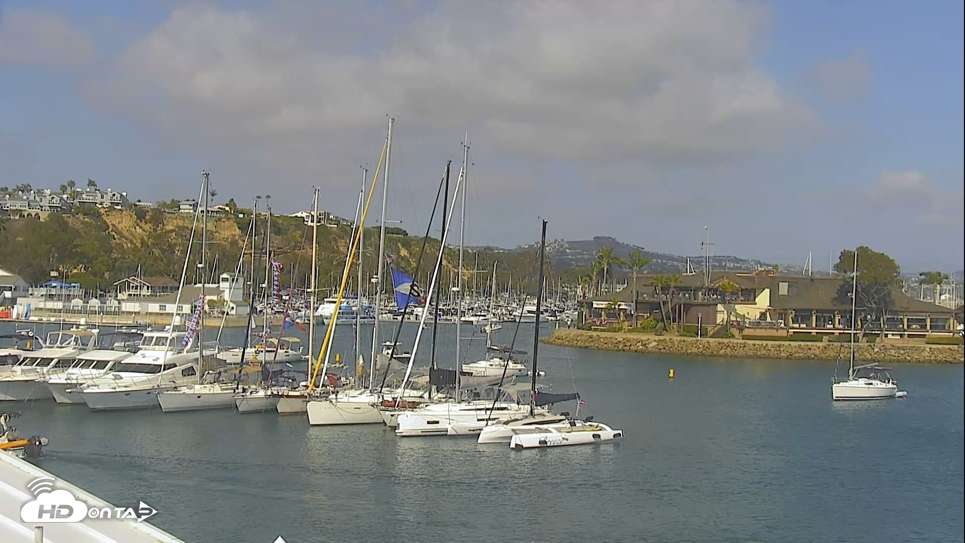 Snapshot of Dana Point Harbor Laguna Cliffs Resort Live Webcam taken May 23, 2026, 4:27pm PDT