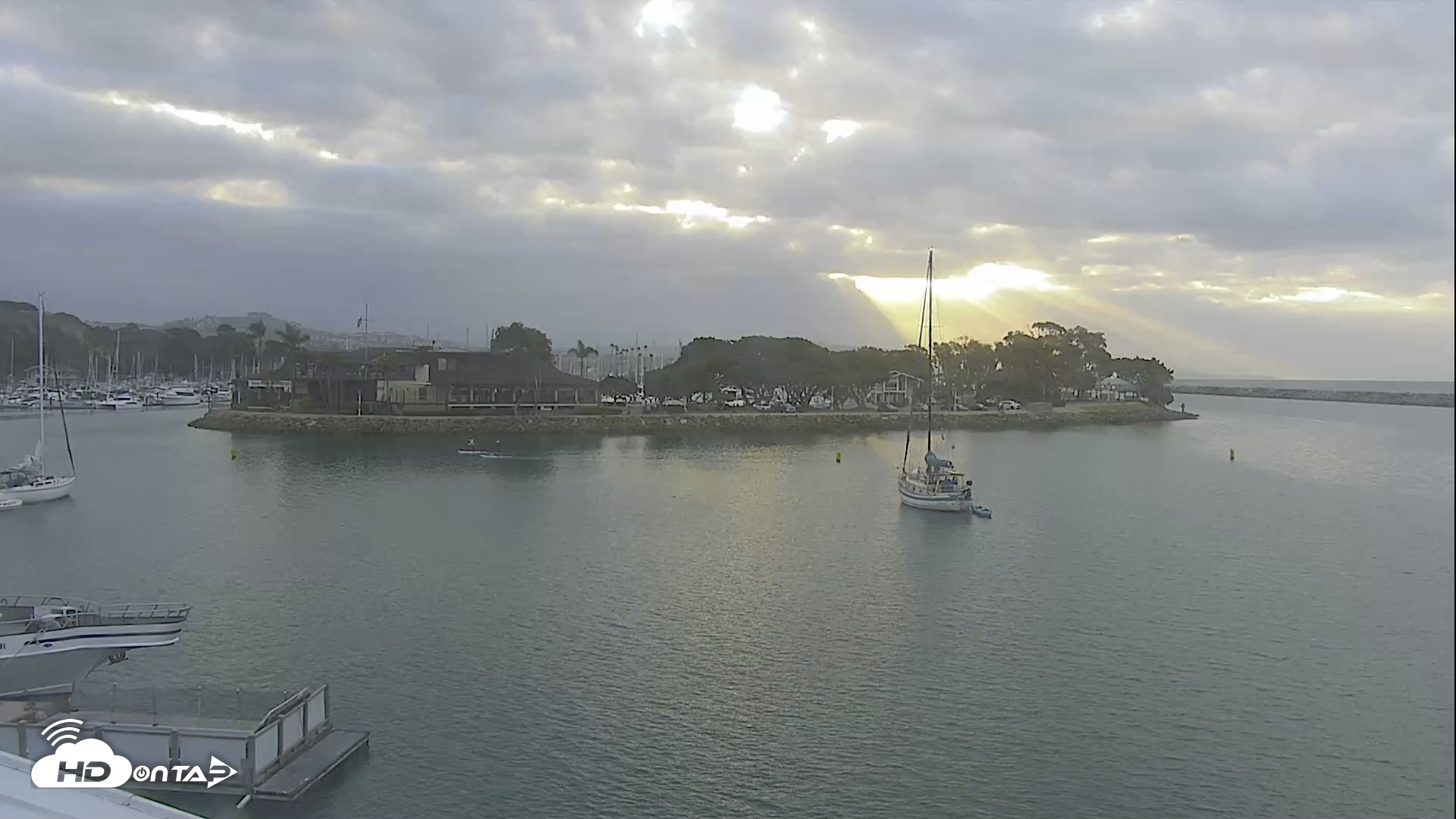 Snapshot of Dana Point Harbor Laguna Cliffs Resort Live Webcam taken Oct 13, 2025, 7:40am PDT
