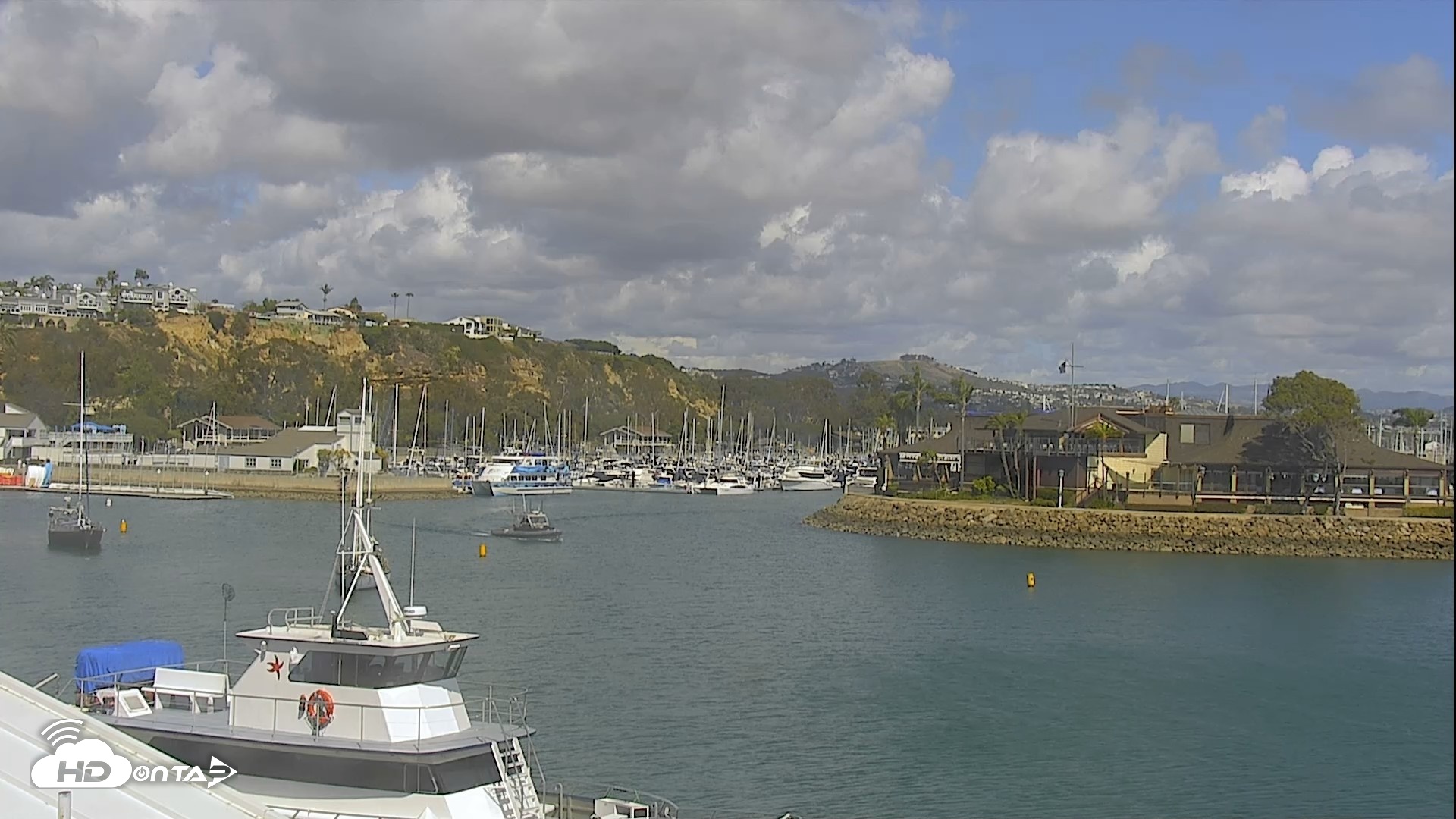 Snapshot of Dana Point Harbor Laguna Cliffs Resort Live Webcam taken Apr 13, 2026, 3:08pm PDT
