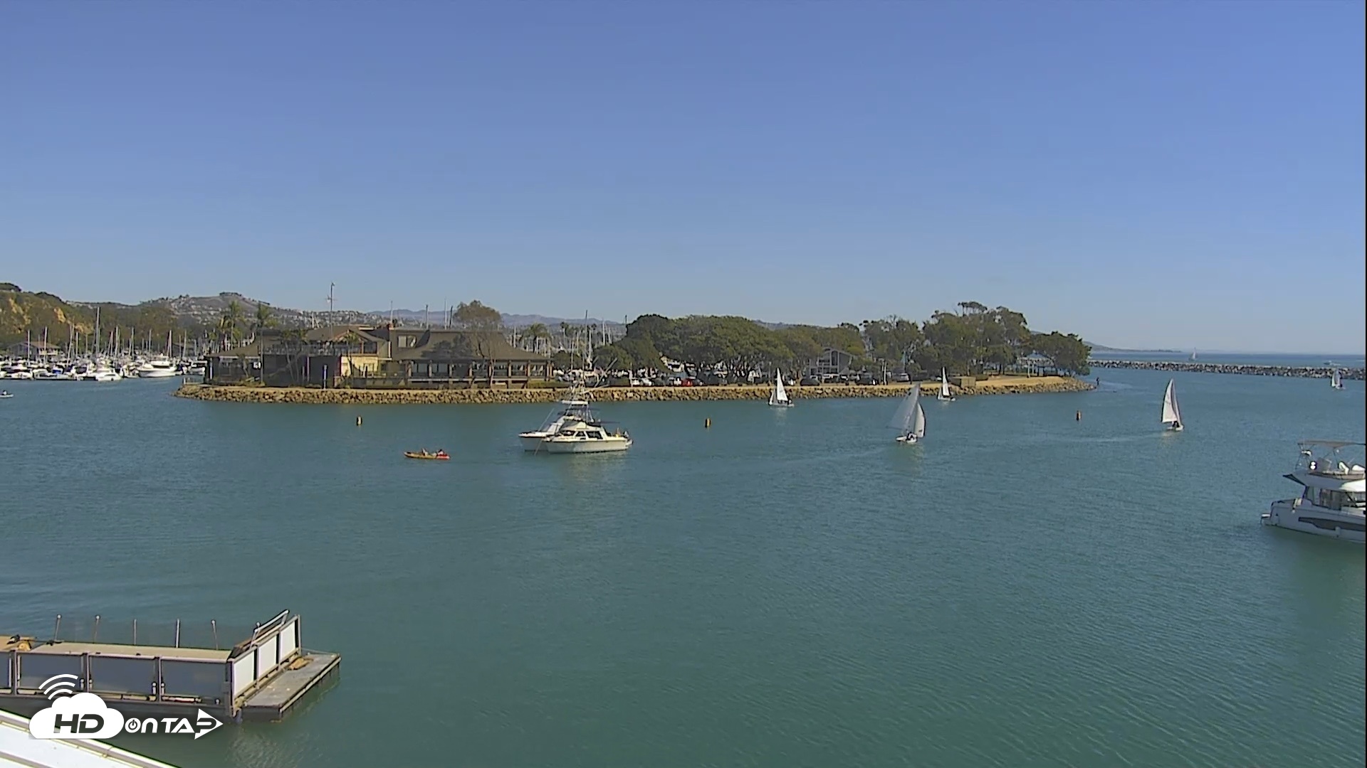Snapshot of Dana Point Harbor Laguna Cliffs Resort Live Webcam taken Oct 3, 2026, 1:27pm PDT