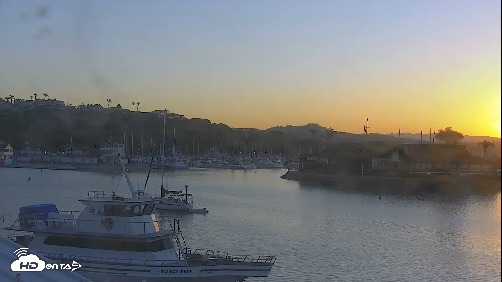 Snapshot of Dana Point Harbor Laguna Cliffs Resort Live Webcam taken Oct 19, 2026, 7:08am PDT