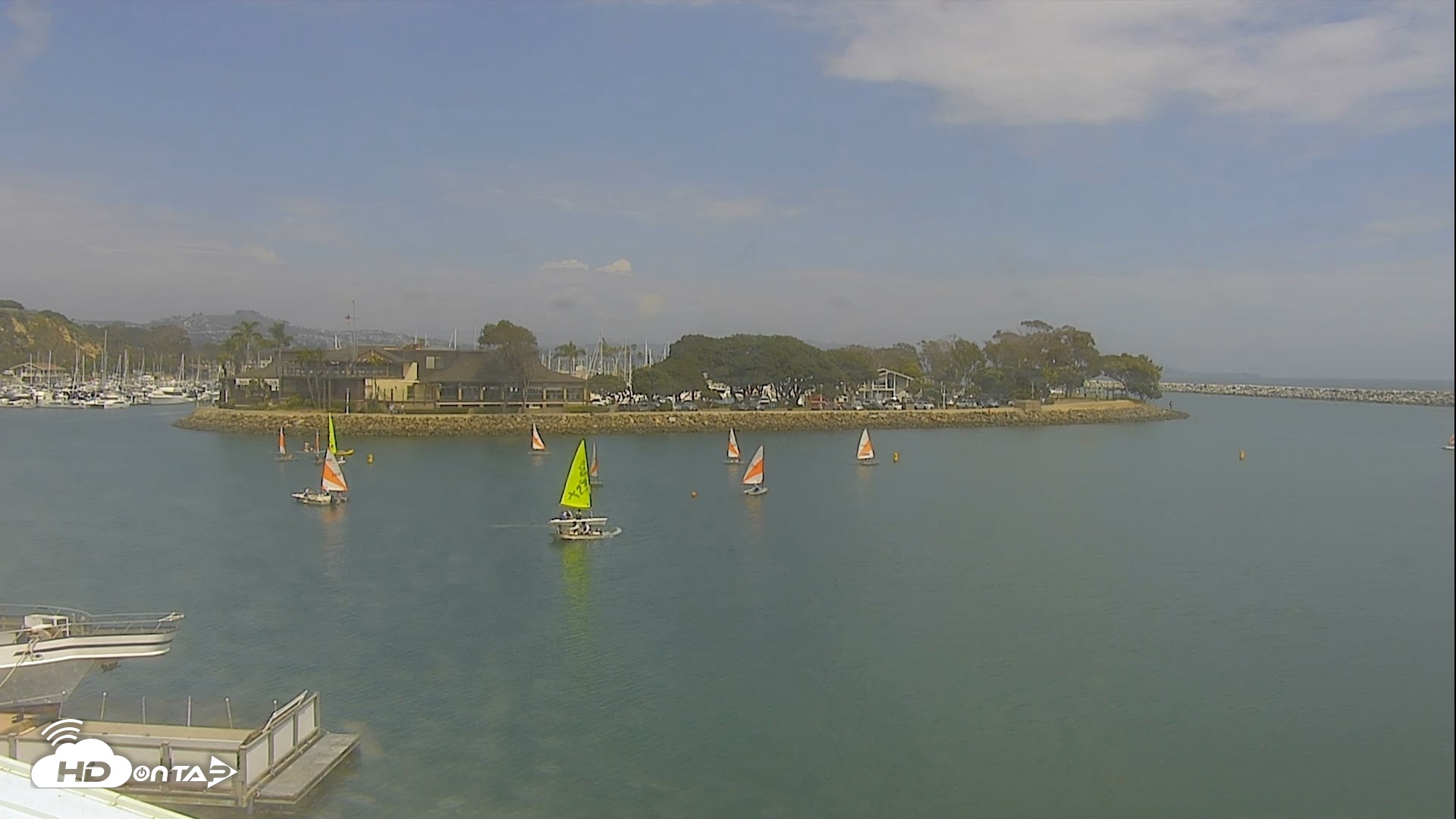 Snapshot of Dana Point Harbor Laguna Cliffs Resort Live Webcam taken Jul 13, 2026, 2:53pm PDT