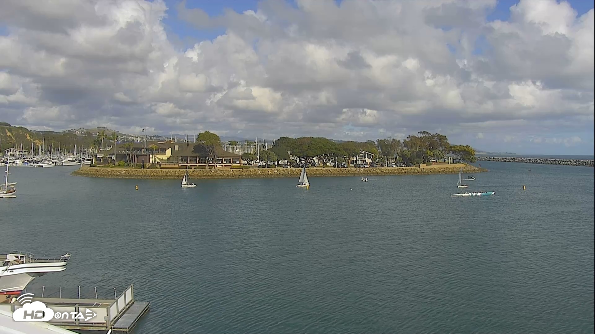 Snapshot of Dana Point Harbor Laguna Cliffs Resort Live Webcam taken Apr 13, 2026, 4:20pm PDT
