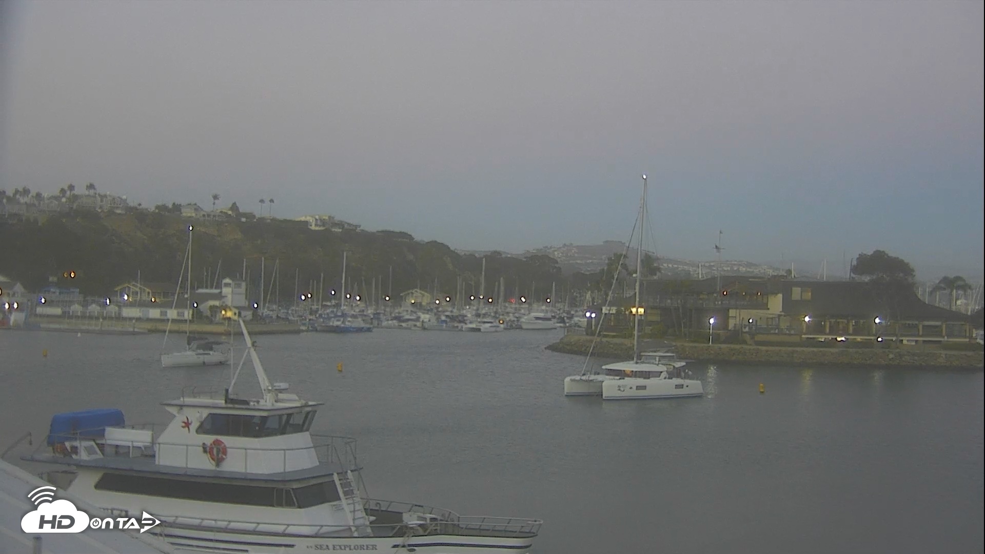 Snapshot of Dana Point Harbor Laguna Cliffs Resort Live Webcam taken Jul 22, 2026, 8:10pm PDT