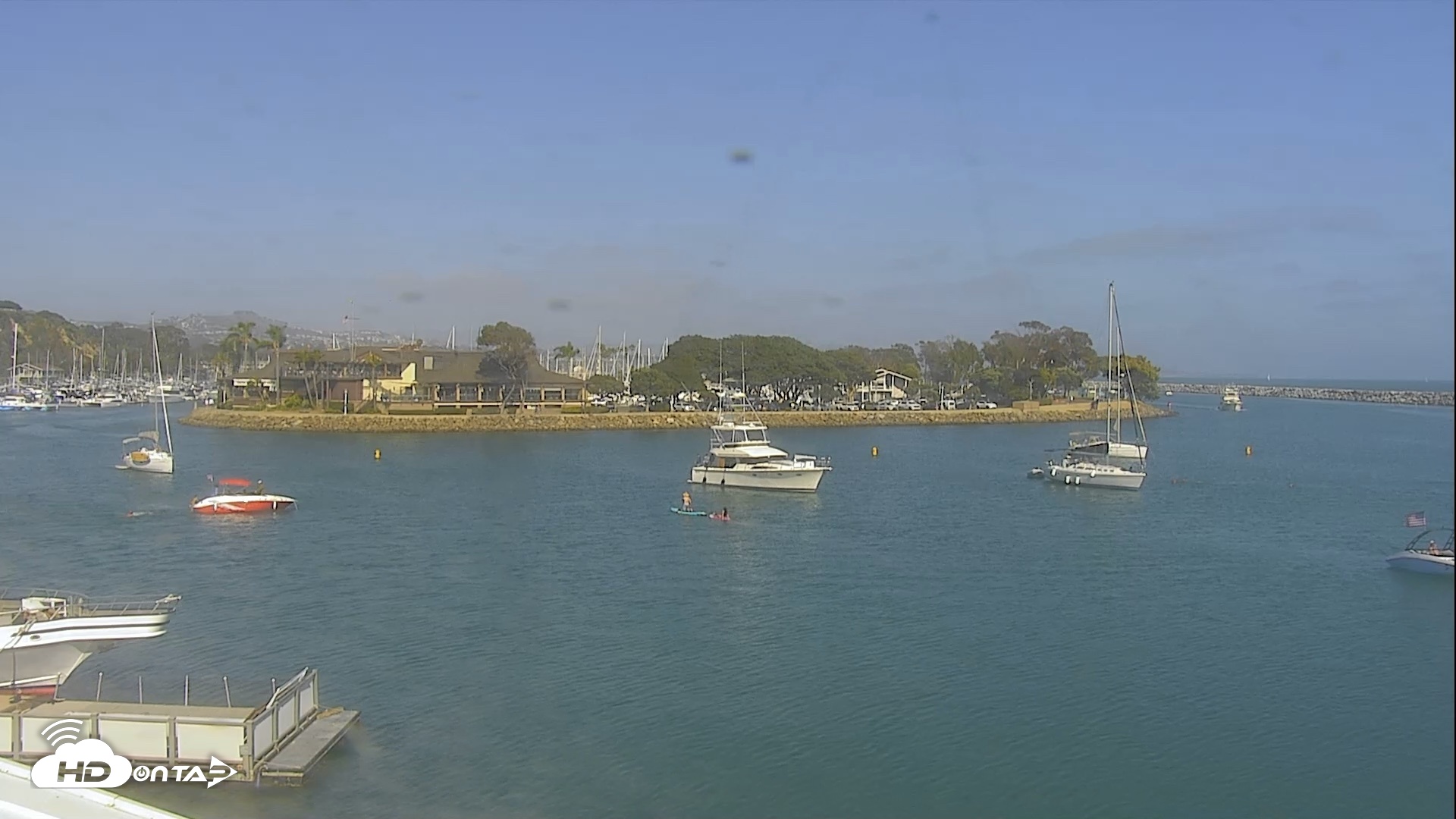 Snapshot of Dana Point Harbor Laguna Cliffs Resort Live Webcam taken Jul 19, 2026, 4:35pm PDT