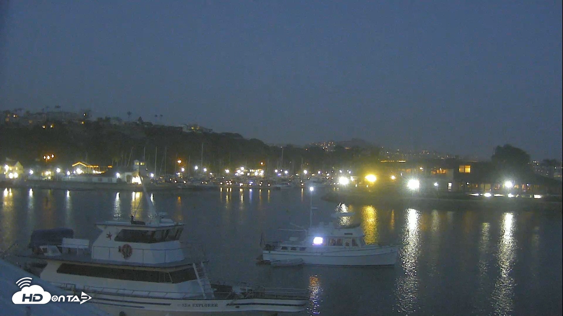Snapshot of Dana Point Harbor Laguna Cliffs Resort Live Webcam taken Jun 21, 2025, 8:36pm PDT