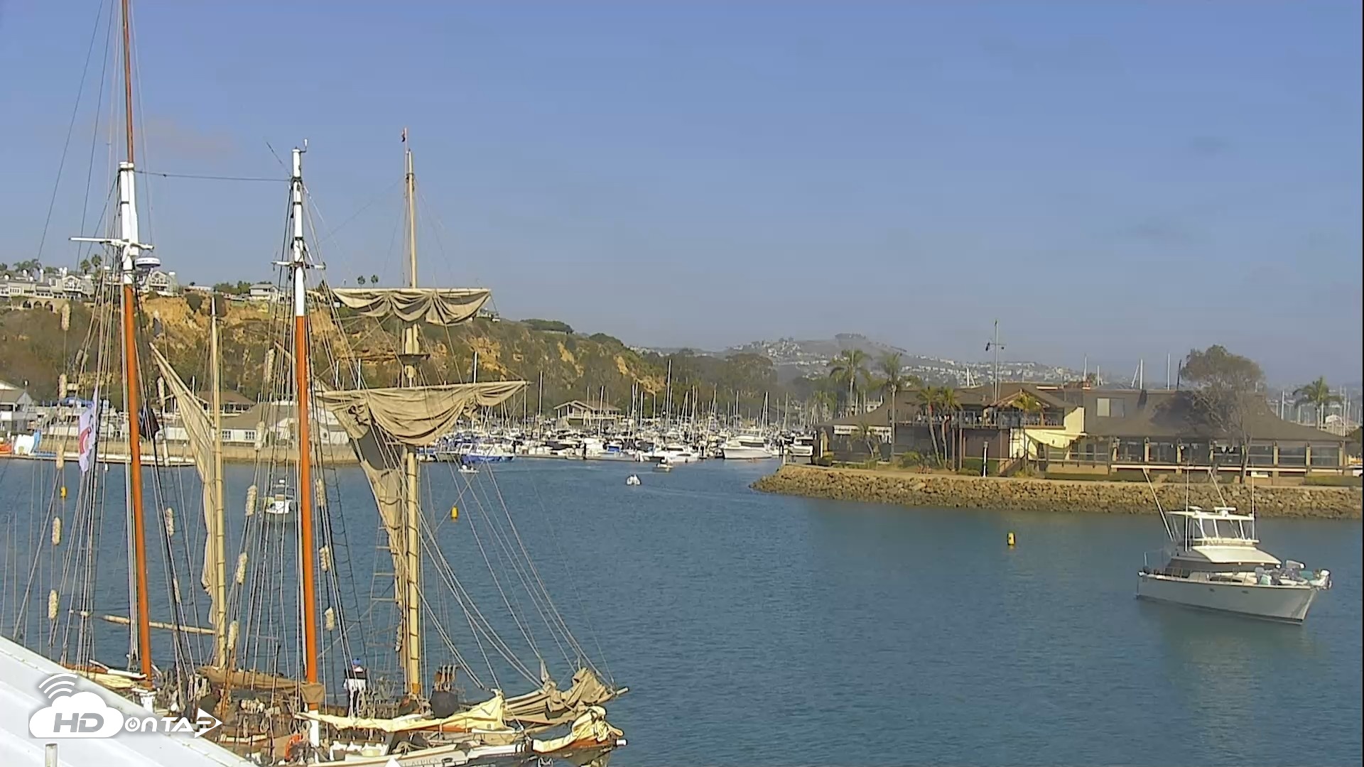 Snapshot of Dana Point Harbor Laguna Cliffs Resort Live Webcam taken Sep 13, 2026, 3:39pm PDT