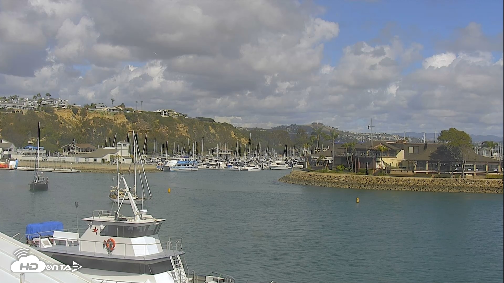 Snapshot of Dana Point Harbor Laguna Cliffs Resort Live Webcam taken Apr 13, 2026, 3:09pm PDT