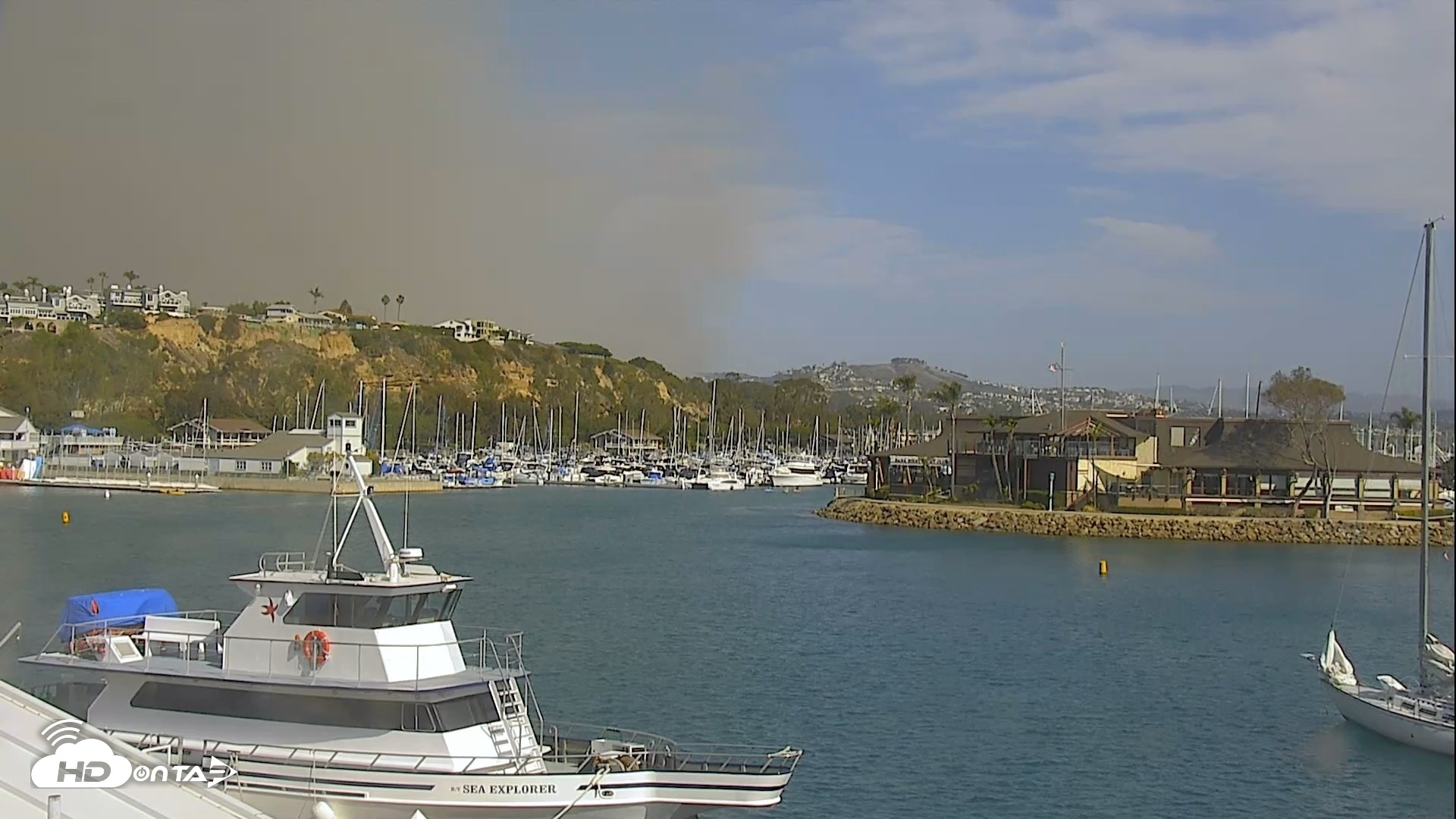 Snapshot of Dana Point Harbor Laguna Cliffs Resort Live Webcam taken Oct 16, 2026, 2:36pm PDT
