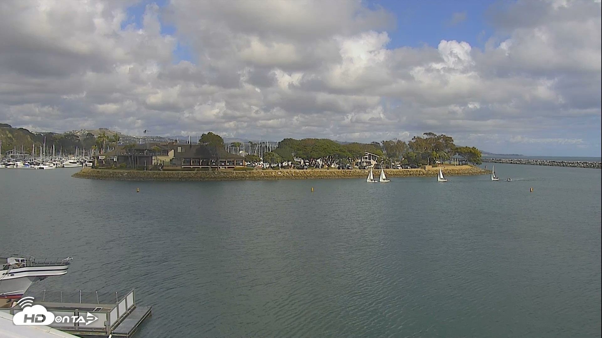 Snapshot of Dana Point Harbor Laguna Cliffs Resort Live Webcam taken Apr 13, 2026, 4:04pm PDT